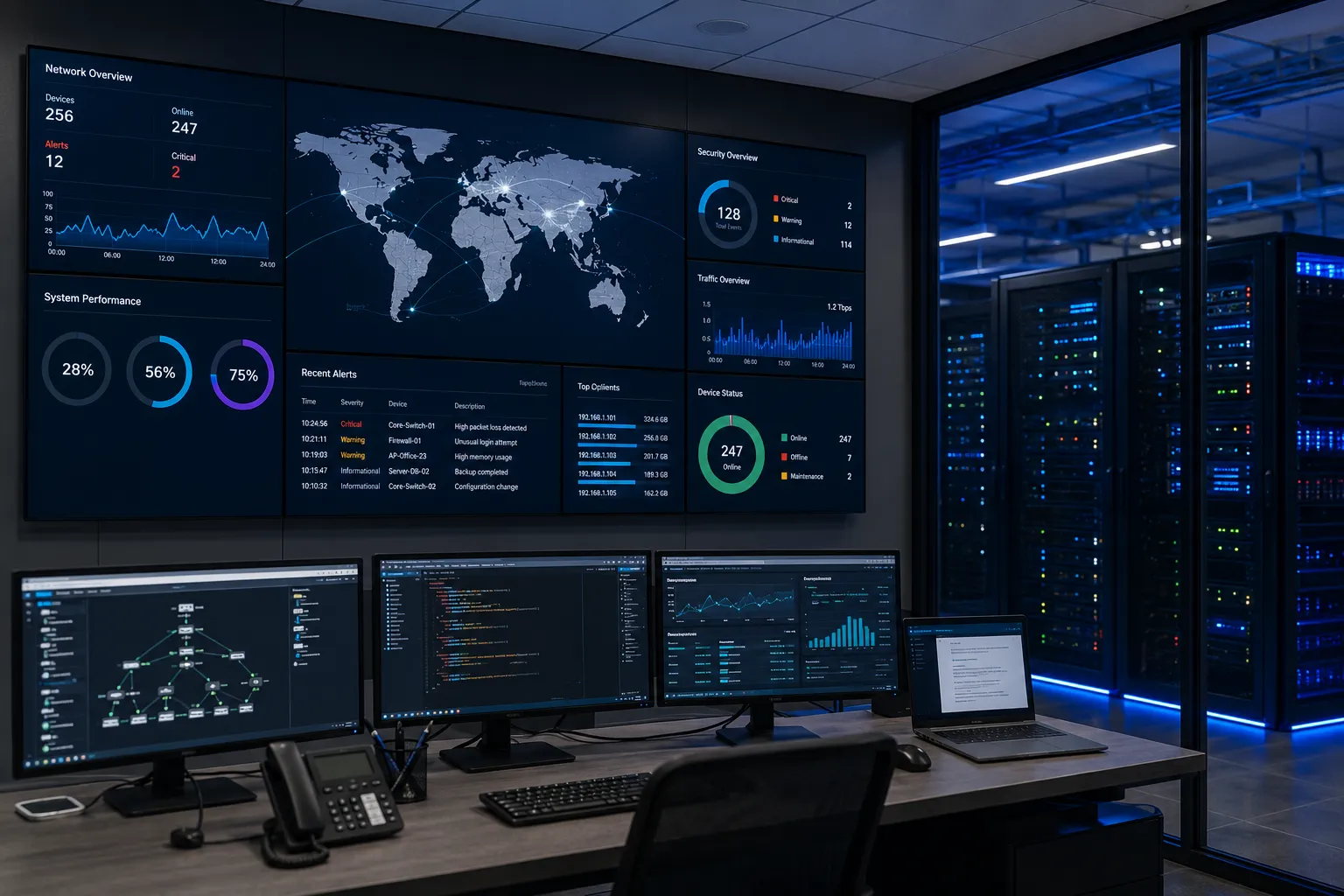 Monitoring analytics dashboard